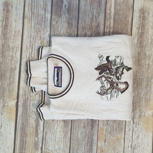 VTG Shenandoah Unisex Crewneck Embroidered Outdoor Animal Sweater XL